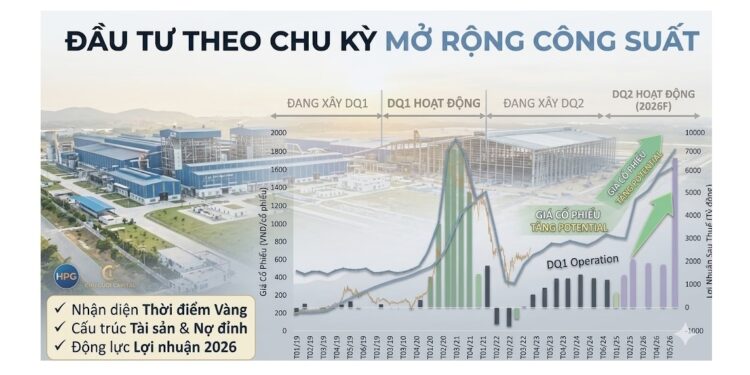Chiến lược đầu tư theo chu kỳ mở rộng công suất: Trường hợp điển hình (HPG)